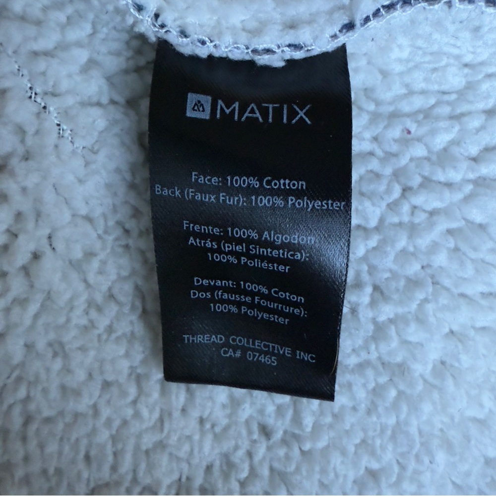 MATIX Ridge Flannel Sherpa Shirt Jacket - Picture 6 of 6